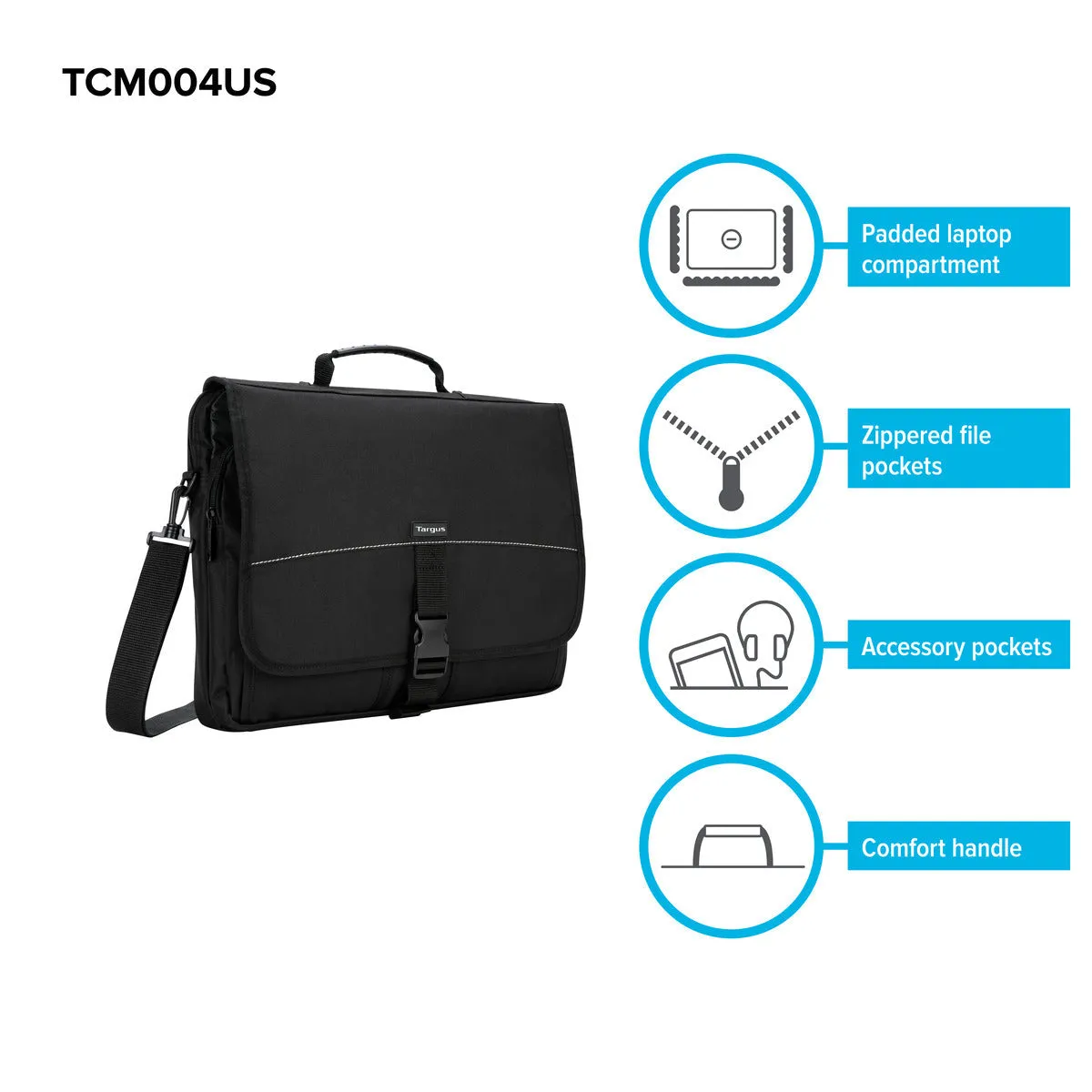 15.6" Messenger Laptop Case
