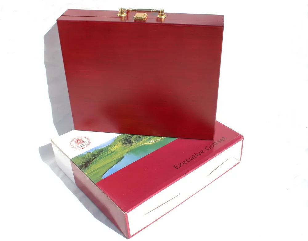 A99 Golf Putter Putting Great Gift Set Kit WP03 Putting Cup Executive Office Golf Game Set Gift in Wooden Case Indoor Putting Training Aid Home Use