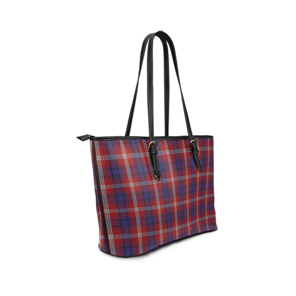 Ainslie Tartan Leather Tote Bag