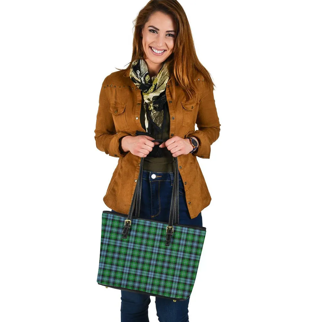 Arbuthnot Ancient Tartan Leather Tote Bag