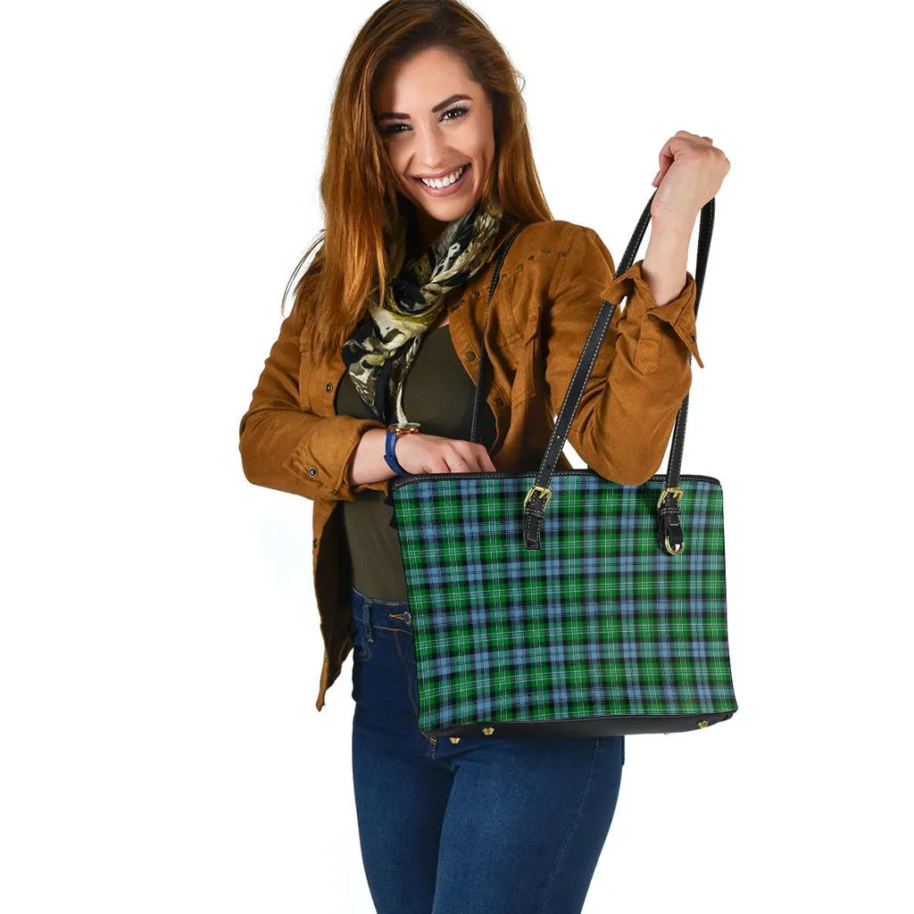Arbuthnot Ancient Tartan Leather Tote Bag