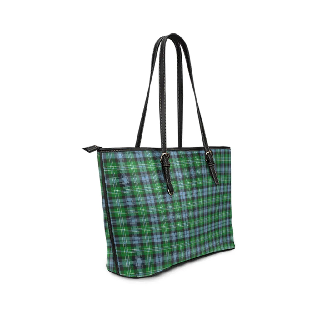Arbuthnot Ancient Tartan Leather Tote Bag