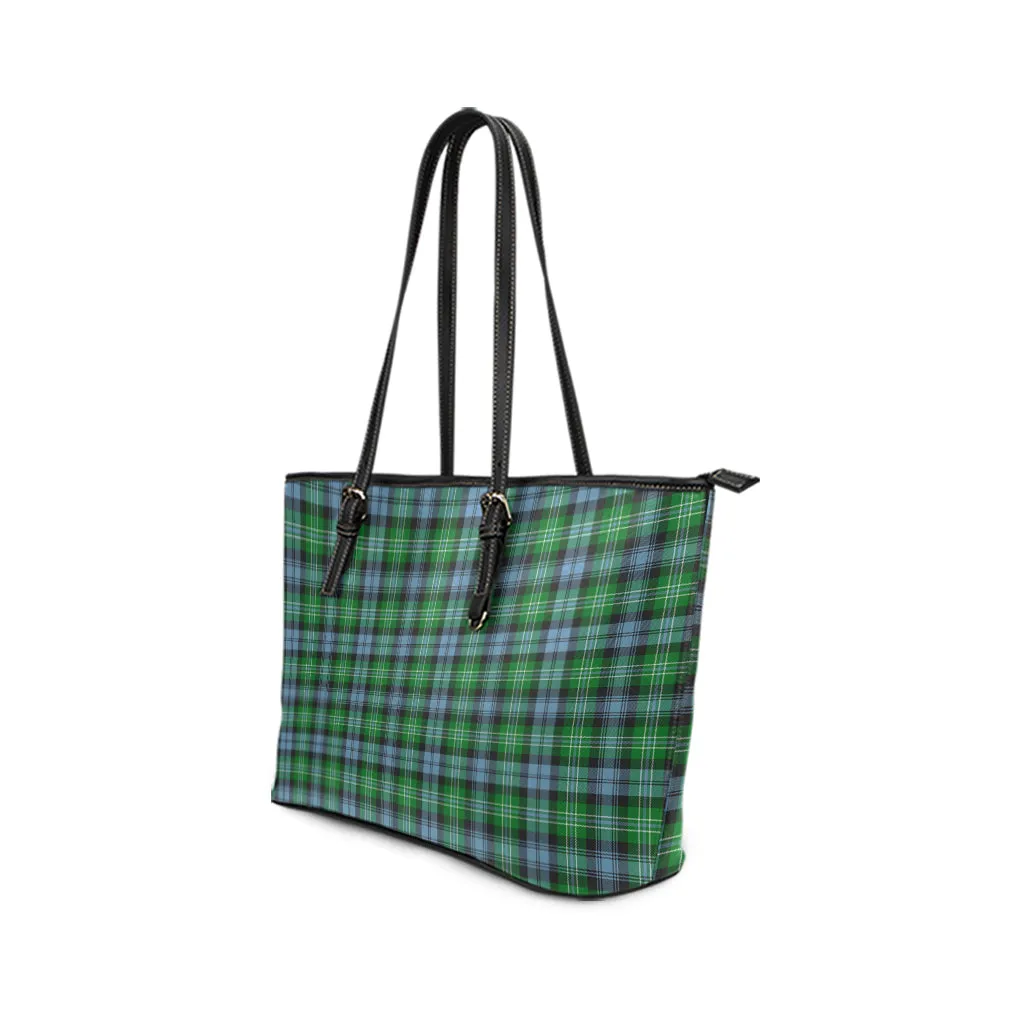 Arbuthnot Ancient Tartan Leather Tote Bag