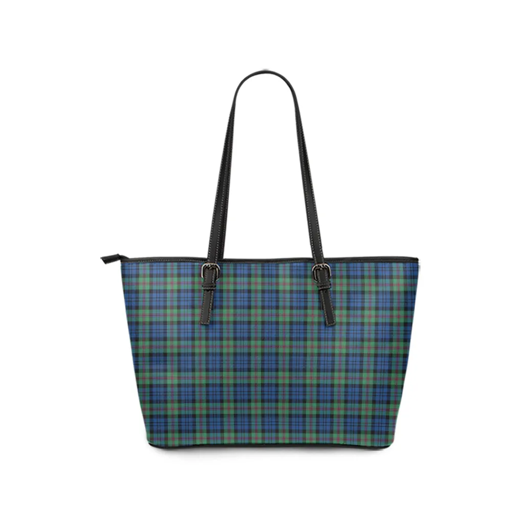 Baird Ancient Tartan Leather Tote Bag