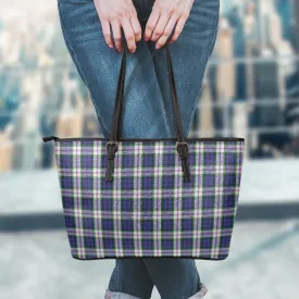 Baird Dress Tartan Leather Tote Bag