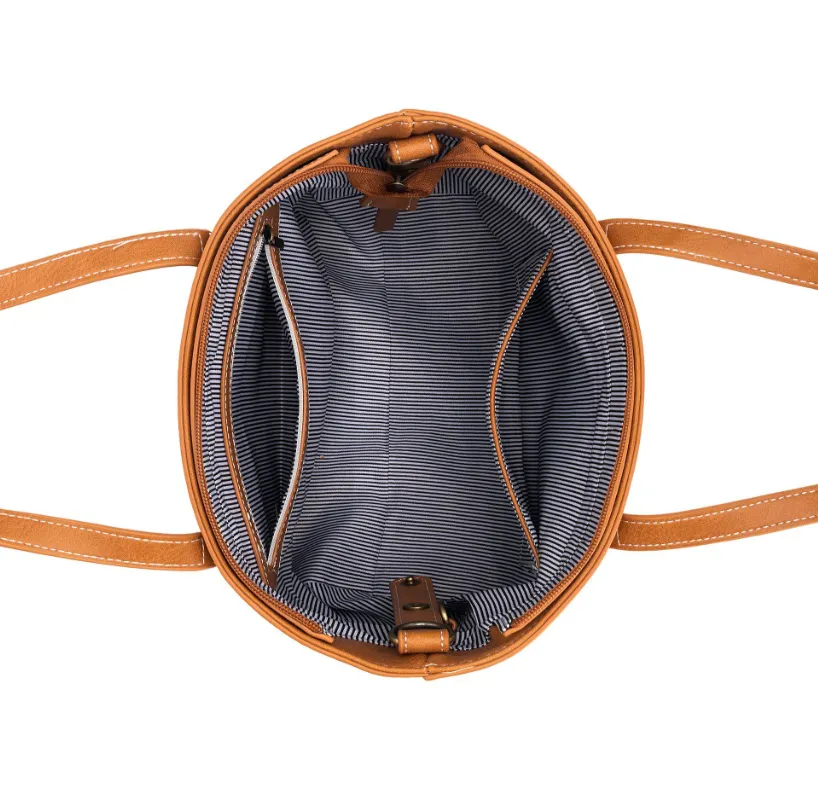 Black Caviar Designs Tara 3 Piece Handbag - Tan