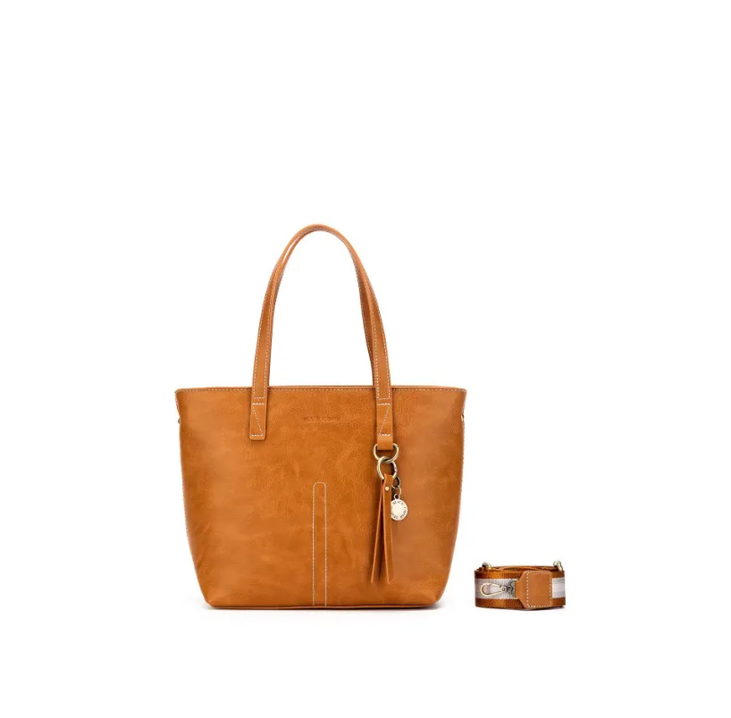 Black Caviar Designs Tara 3 Piece Handbag - Tan