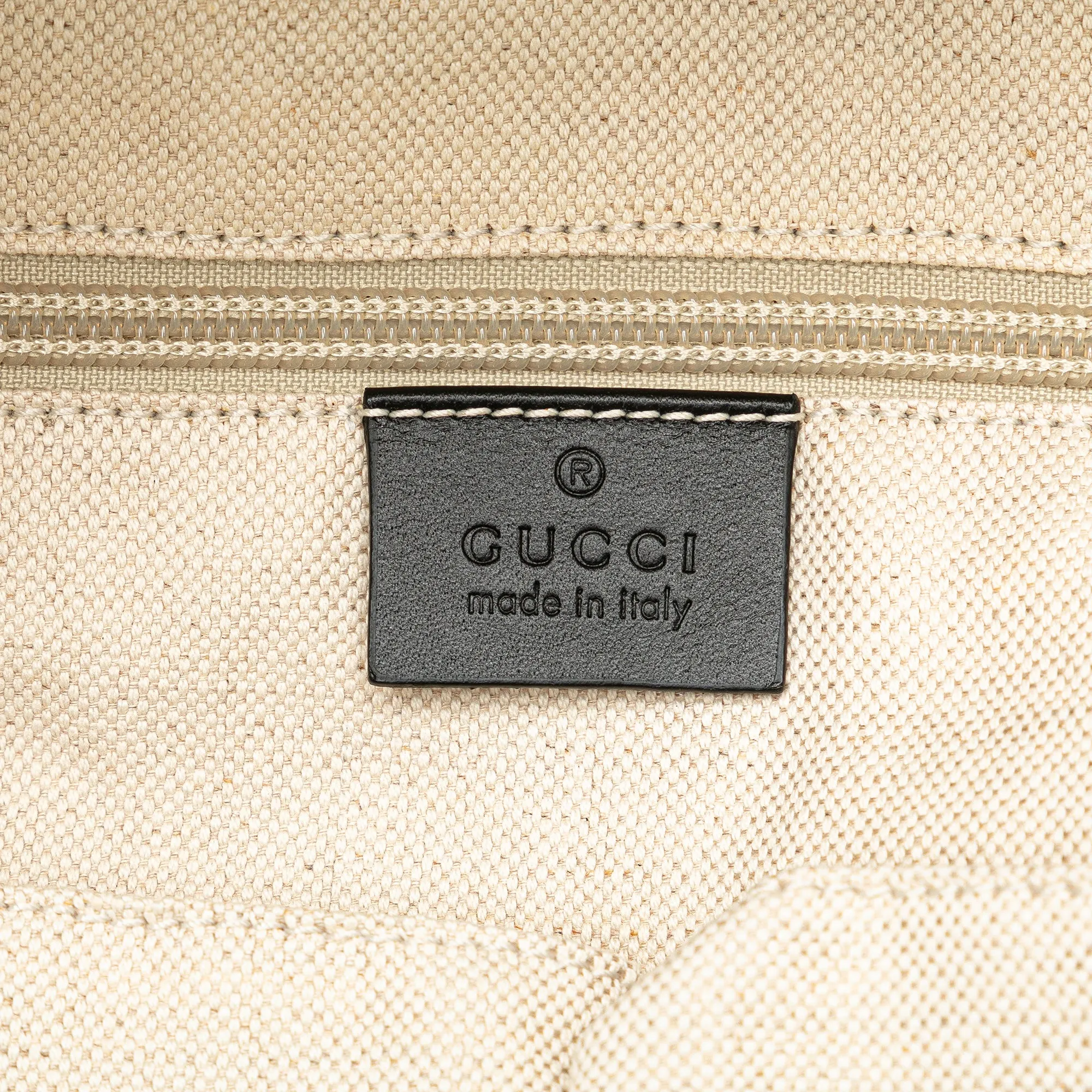 Black Gucci Flora Canvas Knight Backpack