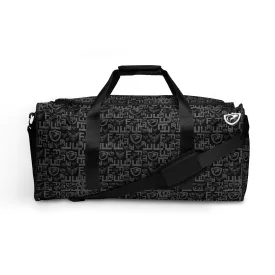 Black Pattern Duffle Bag