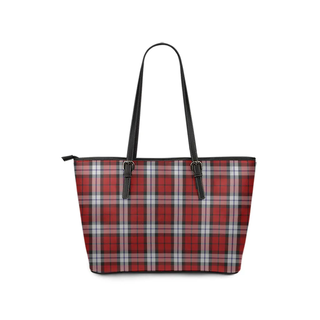 Brodie Dress Tartan Leather Tote Bag