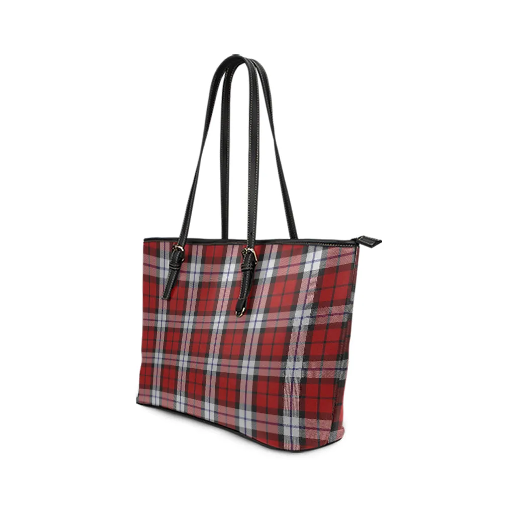 Brodie Dress Tartan Leather Tote Bag