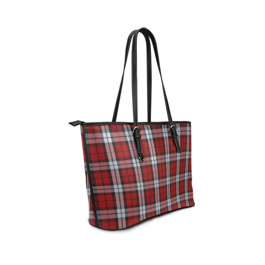 Brodie Dress Tartan Leather Tote Bag