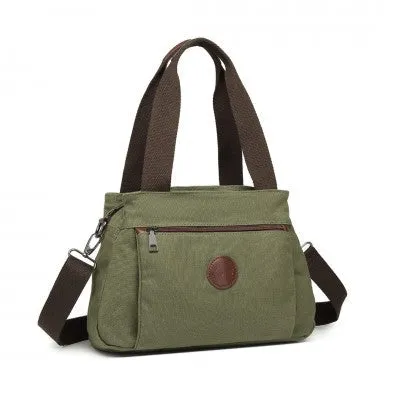 Canvas Multi-Functional Crossbody Baby Bag (Available in Black/Brown/Green/Grey/Khaki)