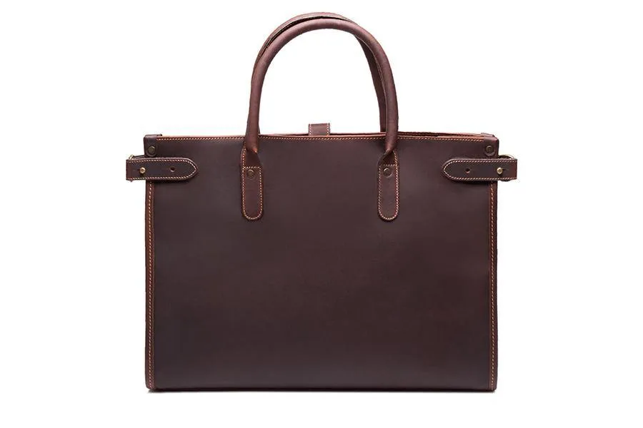 Chelsea Leather Tote - Havana