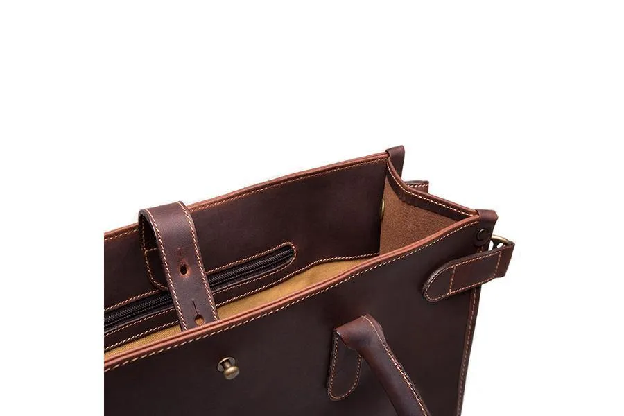 Chelsea Leather Tote - Havana