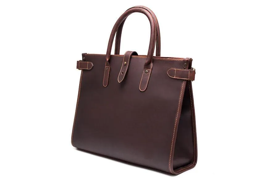 Chelsea Leather Tote - Havana