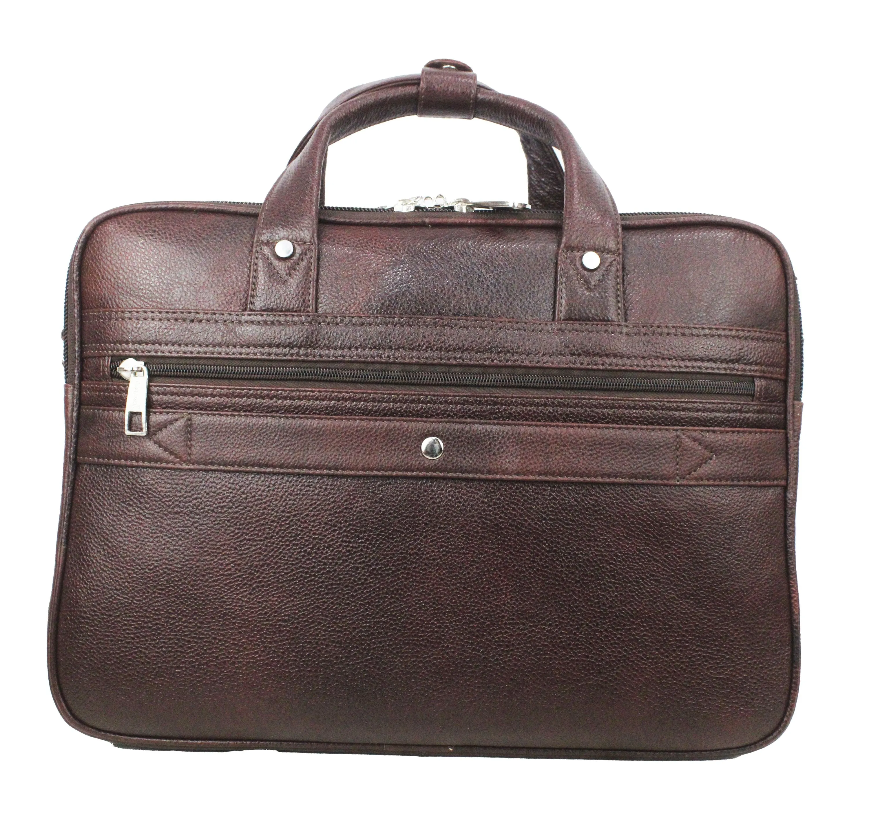Dhariwal Genuine Leather Laptop Bag File Messenger Bag with Strap upto 17 Inch | Laptop Bag for Men EB-616