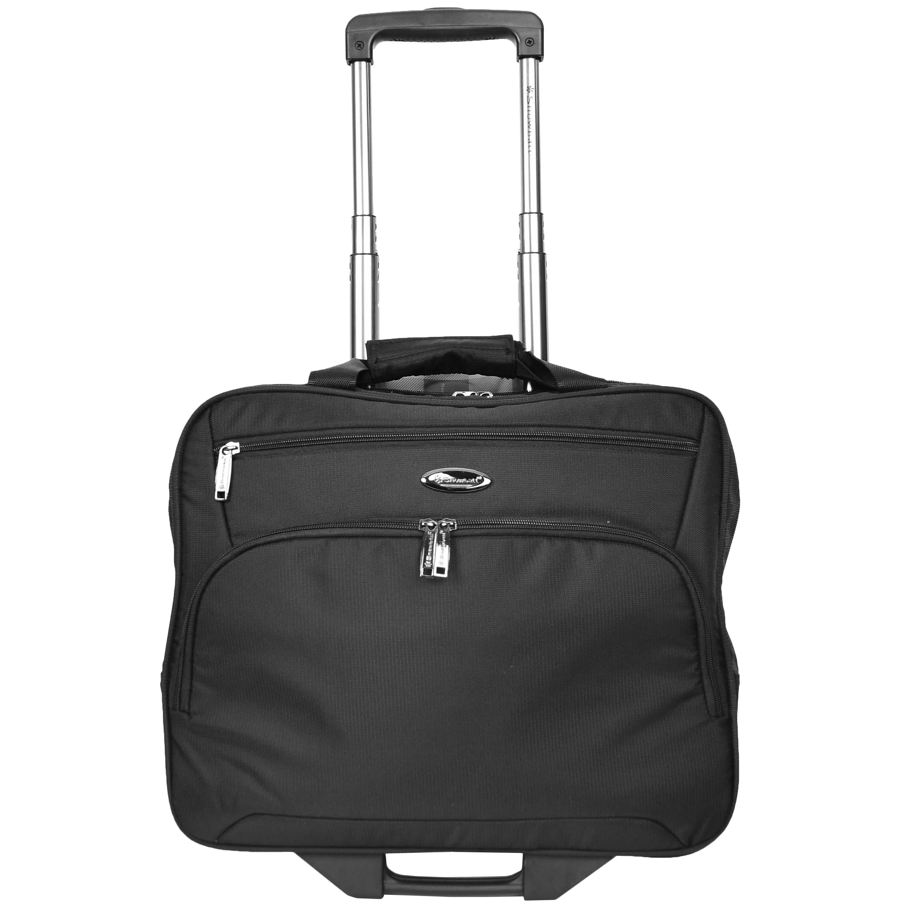 DR490 Pilot Case with Wheels Lightweight Cabin Bag Black