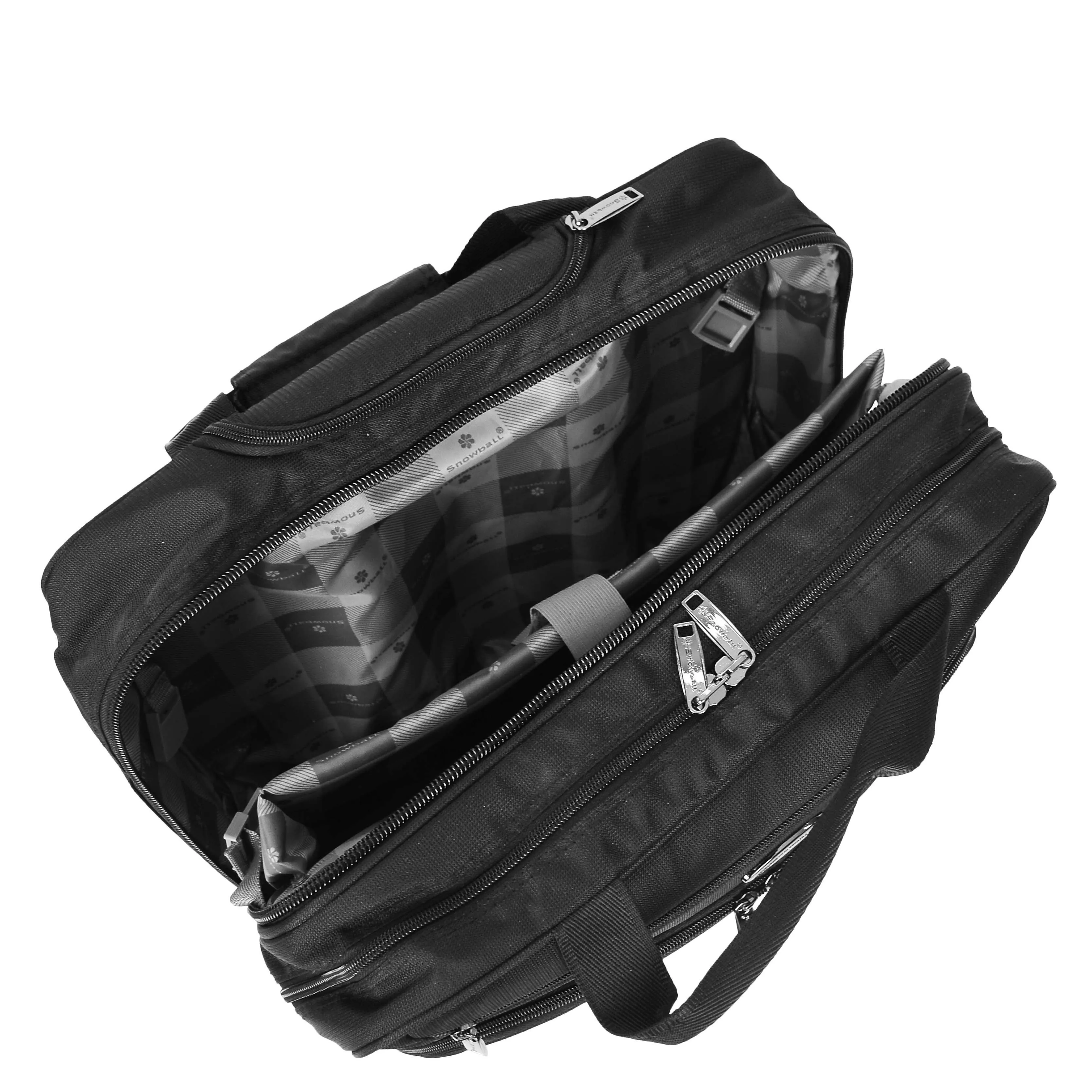 DR490 Pilot Case with Wheels Lightweight Cabin Bag Black