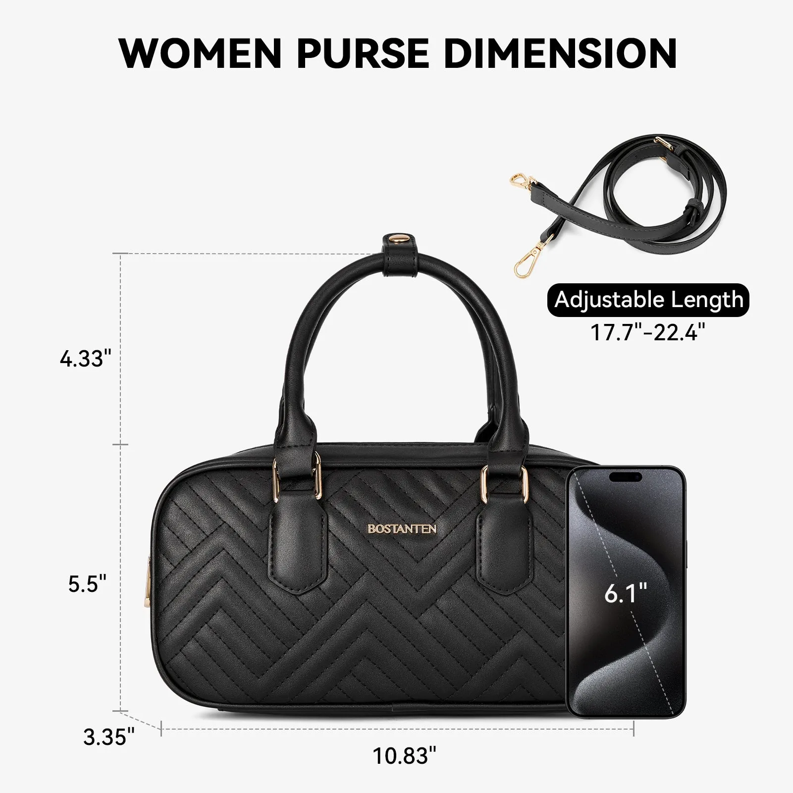 Harper Jones Quilted Handbag – Versatile Elegance for Every Occasion