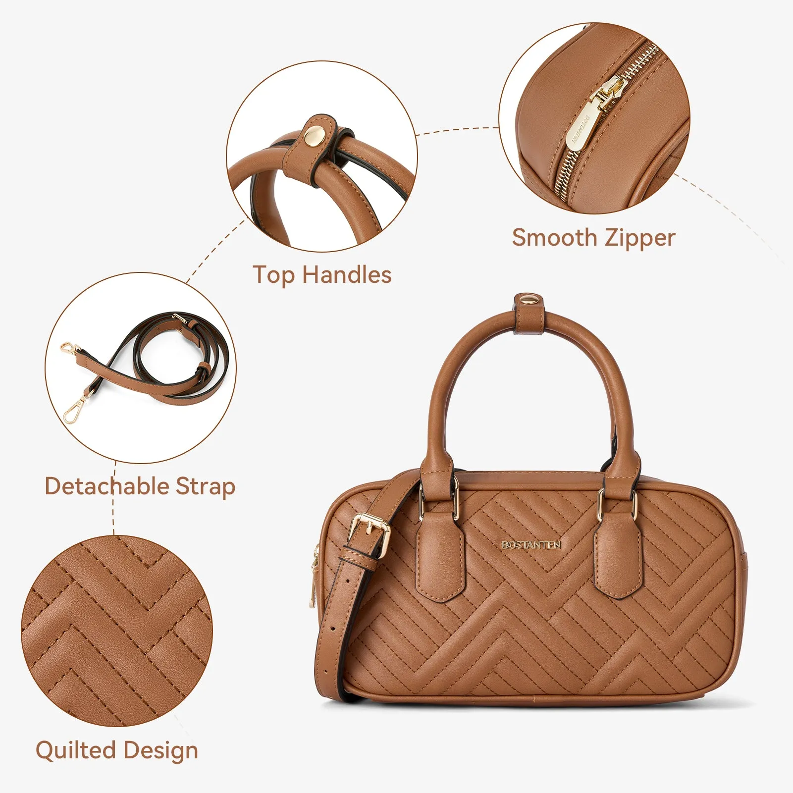 Harper Jones Quilted Handbag – Versatile Elegance for Every Occasion