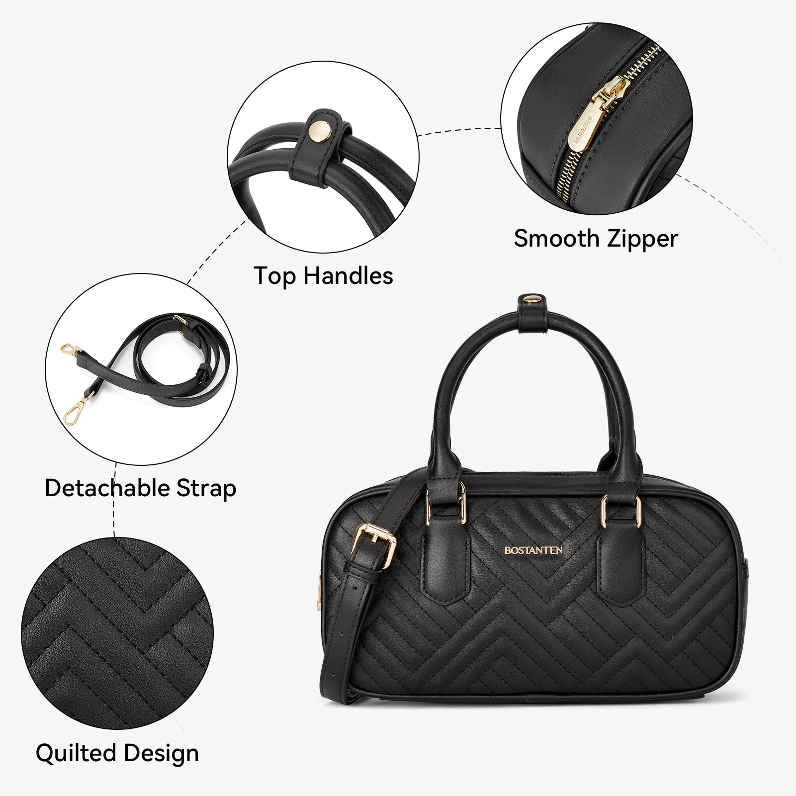 Harper Jones Quilted Handbag – Versatile Elegance for Every Occasion