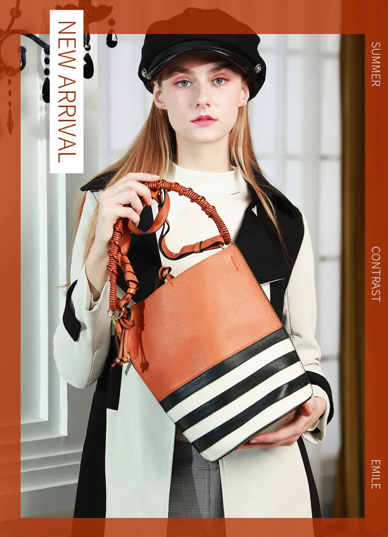 Leather Bucket Bag, Womens Bag, Everyday Bag