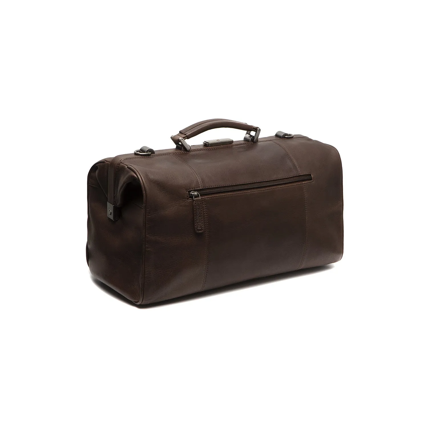 Leather Weekend Bag Brown Texel