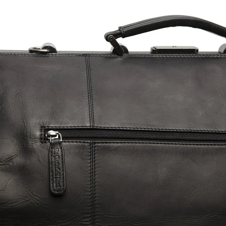 Leather Weekend Bag - The Chesterfield Brand Corfu Black