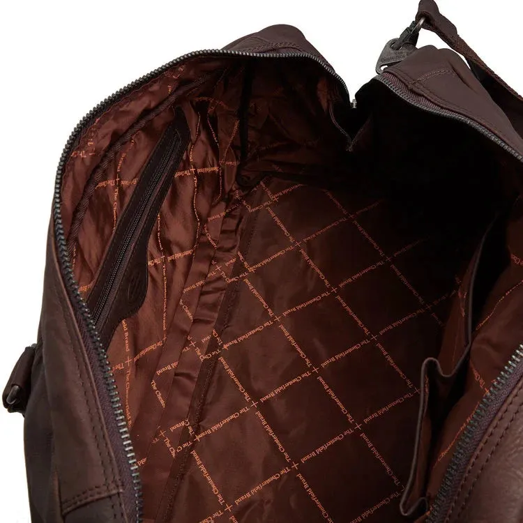 Leather Weekend Bag - The Chesterfield Brand Melbourne Brown