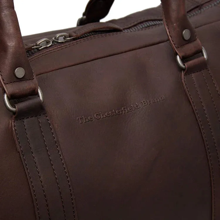 Leather Weekend Bag - The Chesterfield Brand Melbourne Brown
