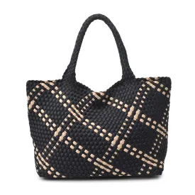 Sky's The Limit Large Tote Bag - Black/Nude