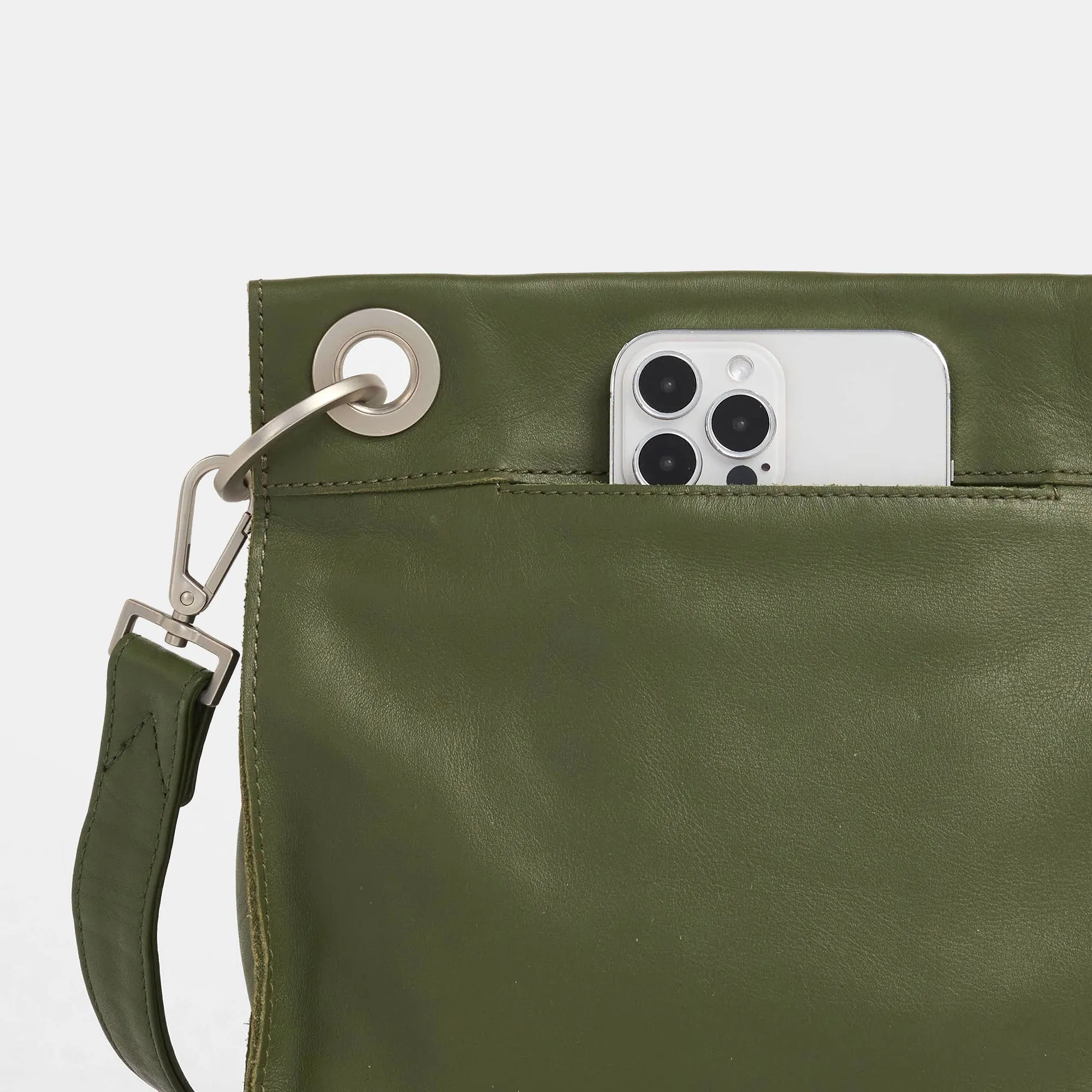 Tony | Landscape Green/Brushed Silver | Med
