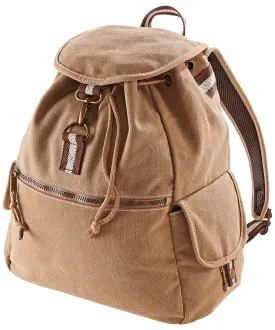 Vintage canvas backpack | Sahara